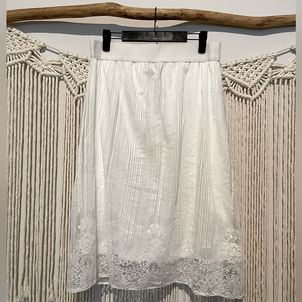 Vintage Andi+James Lacey Skirt Sz M